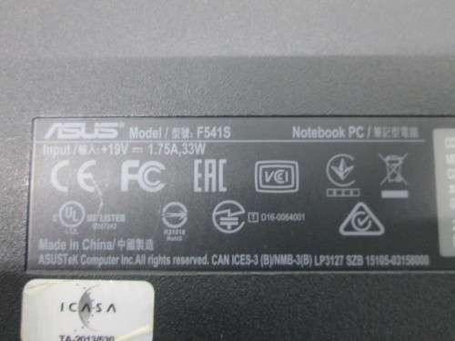 Asus F541S Notebook Laptop Bottom Housing Cover 13NB0CG1AP0411